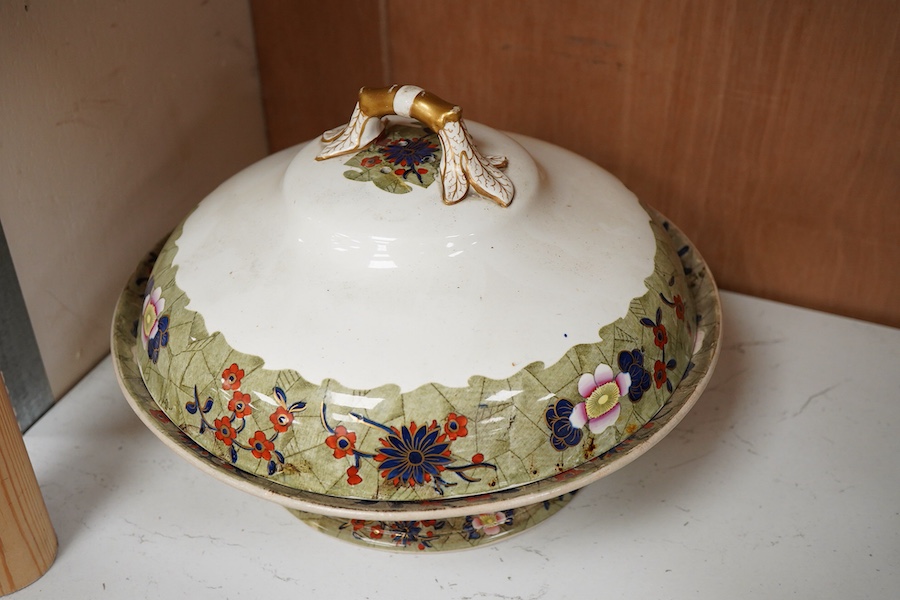 An early 19th century Spode part dinner service